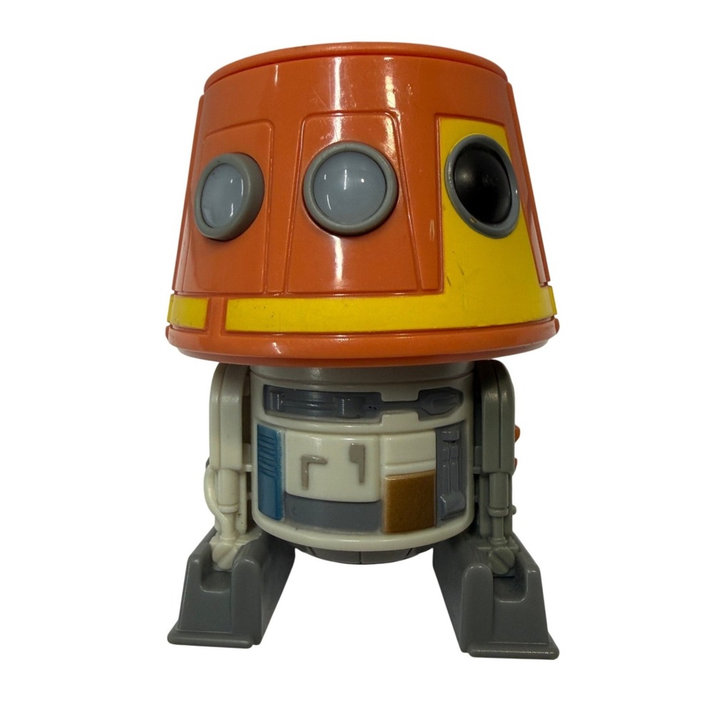 Star Wars Rebels Chopper C1-10P Astromech Droid Action Figure Orange White Grey